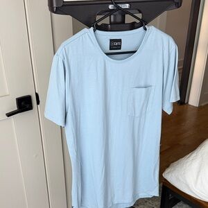 Cuts Clothing Men's Light Blue Pocket Tee PYCA PRO